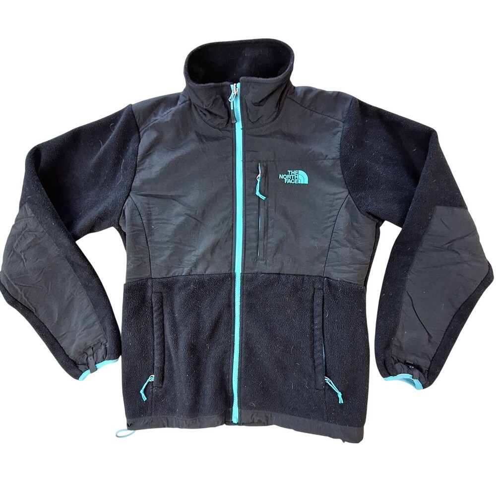 The North Face Jacket Womens Medium Black Fleece Full Zip Polartec Lined Outdoor